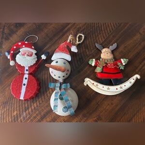 Festive Christmas Ornaments Set